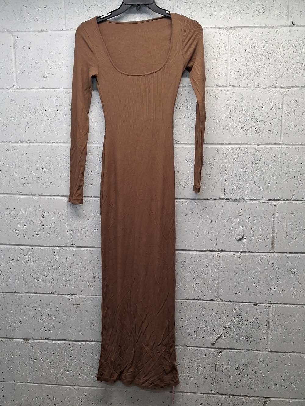 NWTbWomen's Pumiey Long Scoop Neck Maxi Dress in Brown